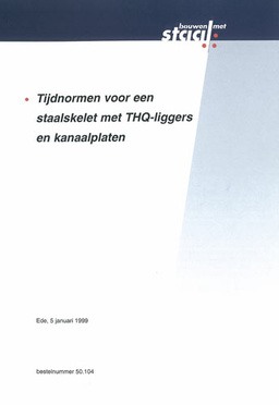 omslag Tijdnormen staalskelet met THQ-liggers en kanaalplaten