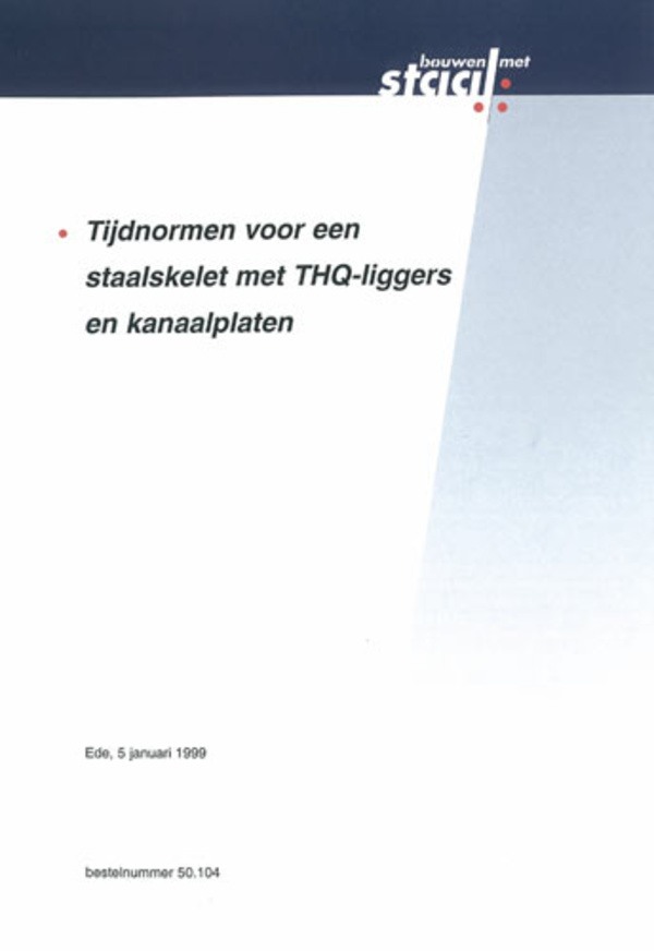 omslag Tijdnormen staalskelet met THQ-liggers en kanaalplaten