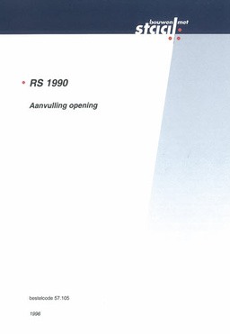 omslag Richtlijn sandwichpanelen met openingen (aanvulling RS 1990)